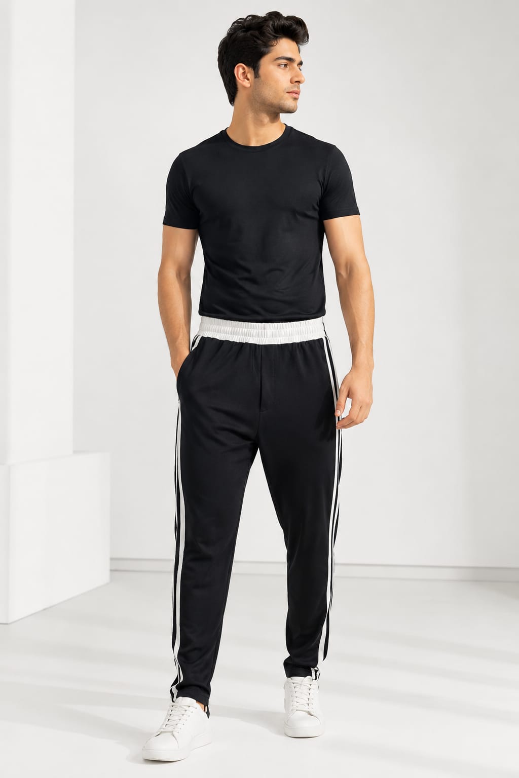 Men's Side Stripe Track Pants