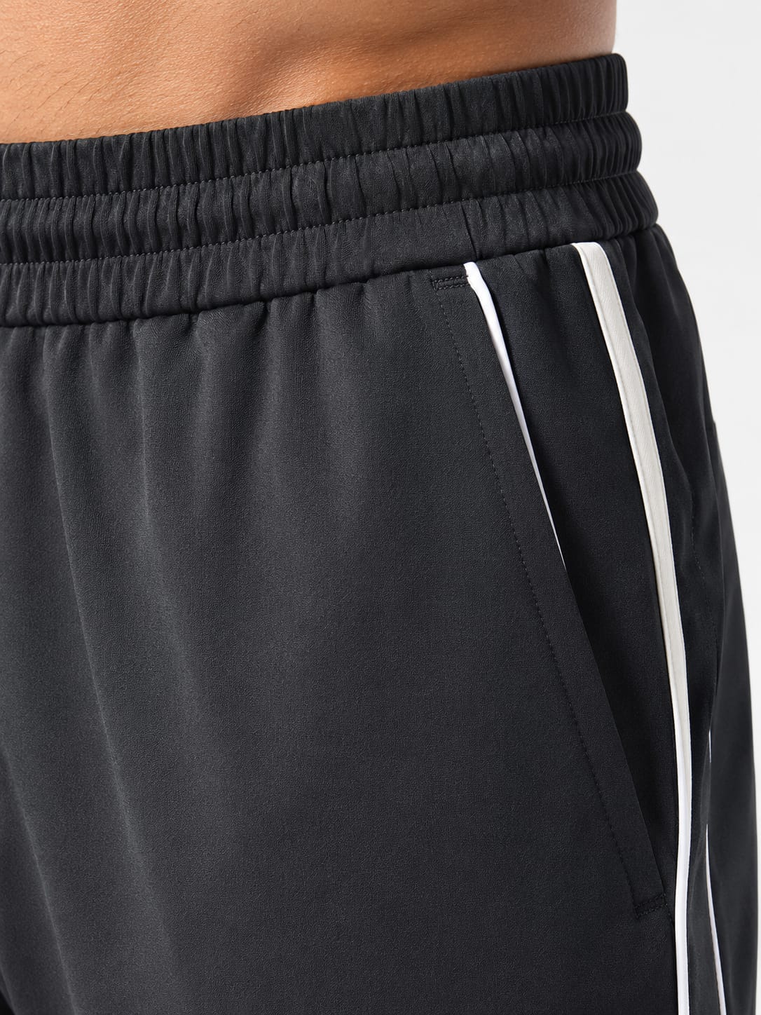 Men's Contrast Piping Track Pants