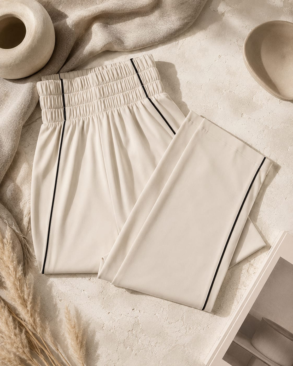 Women's High-Waist Wide Leg Lounge Pants