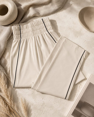 Women's High-Waist Wide Leg Lounge Pants