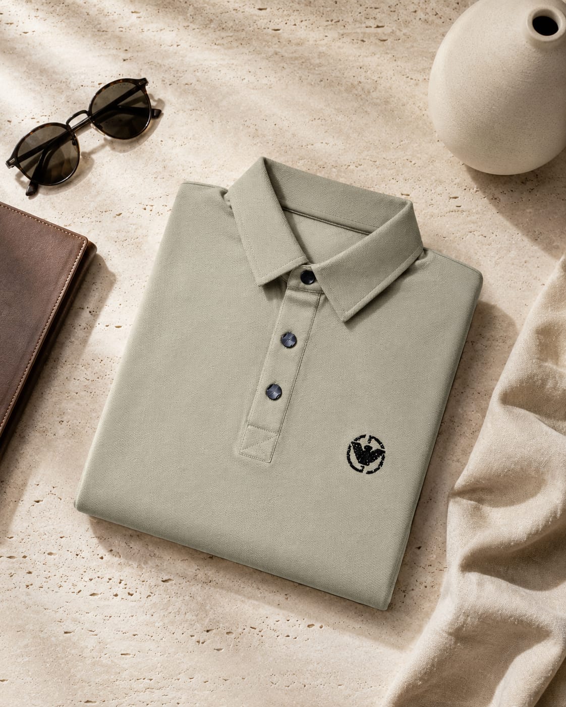 Zodiwear Men's Premium Polo T-Shirt – Sage Green