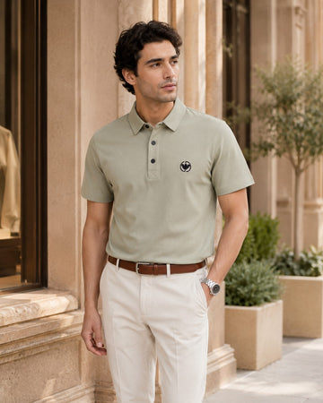 Zodiwear Men's Premium Polo T-Shirt – Sage Green