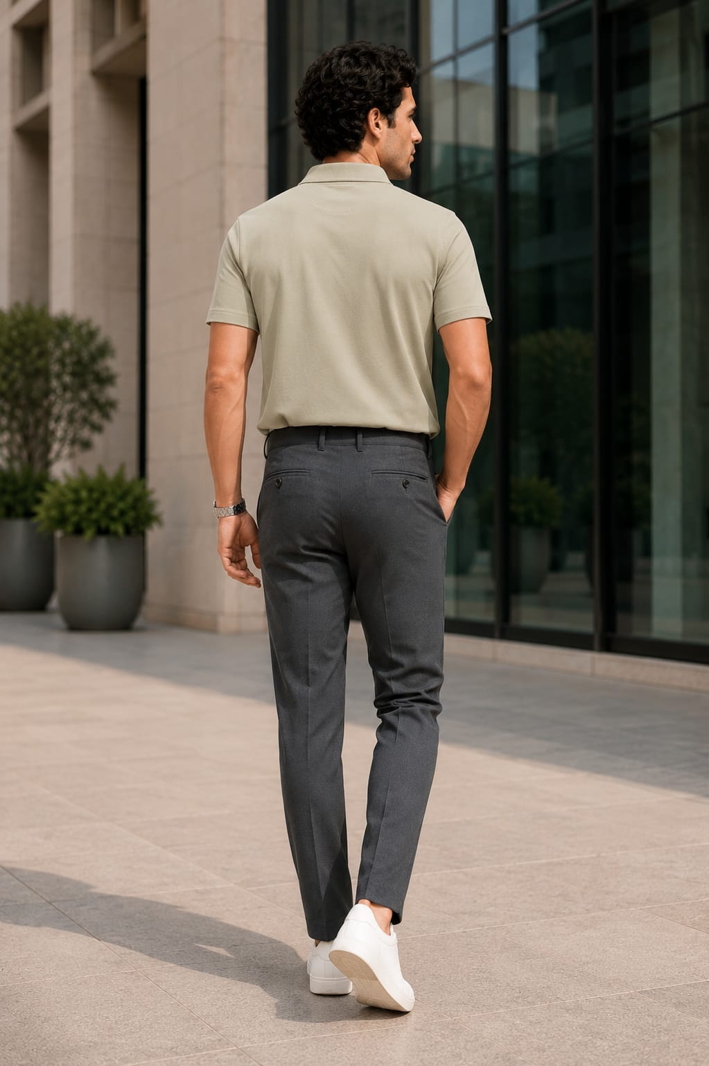 Zodiwear Men's Premium Polo T-Shirt – Sage Green